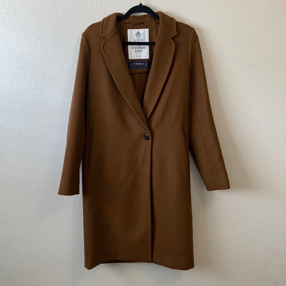 NWOT - Aritzia (Babaton) Stedman Coat in Rich Camel shade 🤎 - Picture 5 of 7
